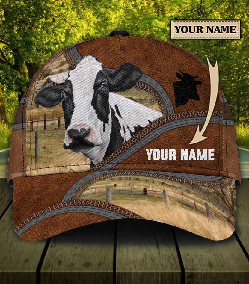 Personalized Cow Classic Cap, Personalized Gift for Farmers, Cow Lovers, Chicken Lovers Trucker Hats Custom Hats Gifts For Men & Women