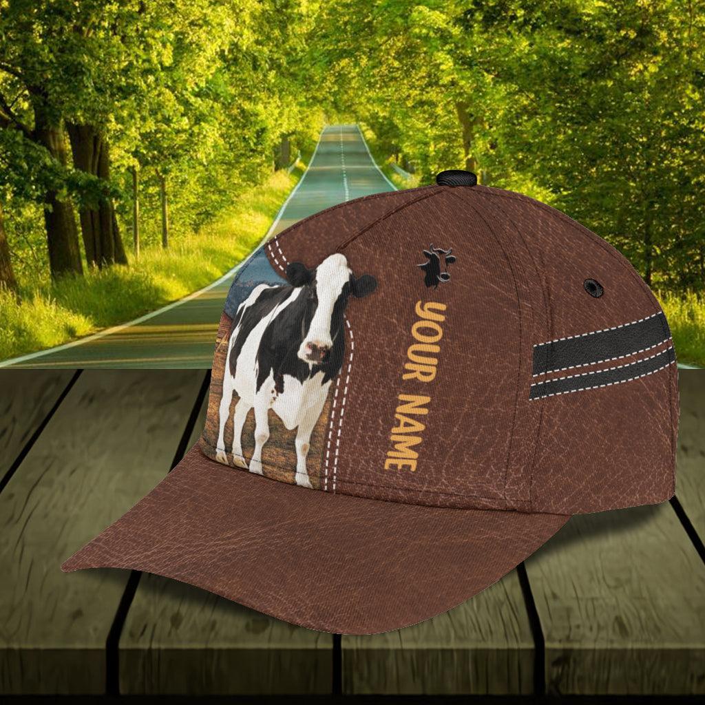 Personalized Cow Classic Cap, Personalized Gift for Farmers, Cow Lovers, Chicken Lovers Trucker Hats Custom Hats Gifts For Men & Women