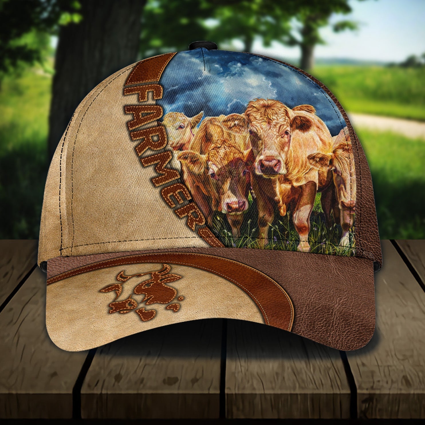 Personalized Cow Classic Cap, Personalized Gift for Farmers, Cow Lovers, Chicken Lovers Trucker Hats Custom Hats Gifts For Men & Women