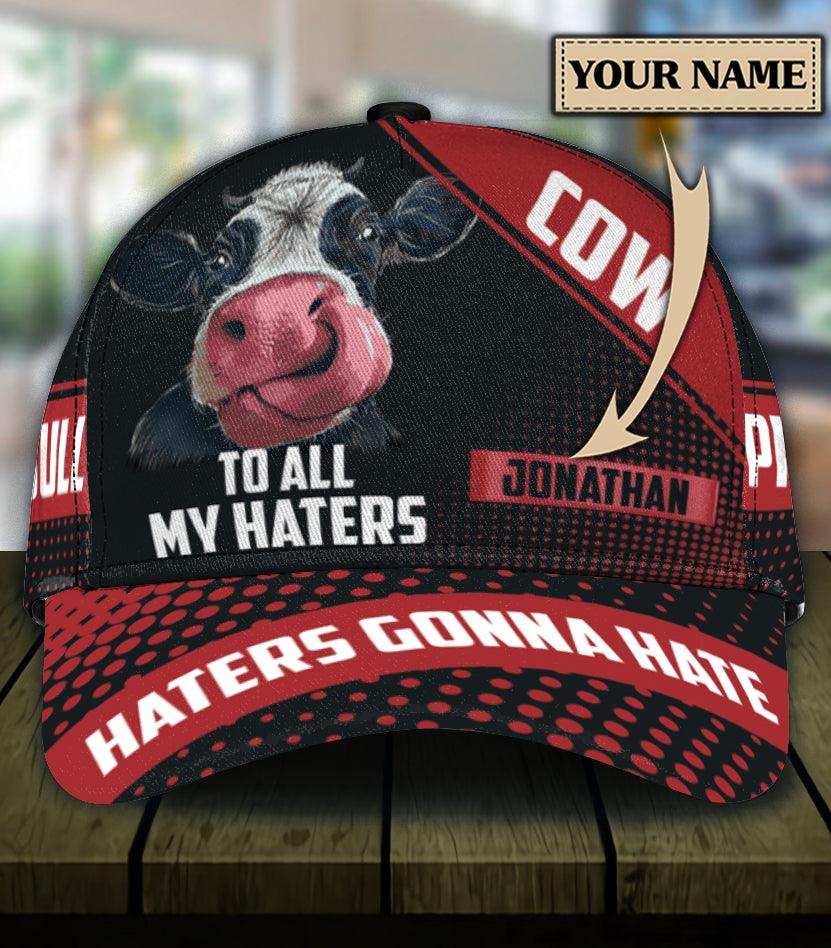 Personalized Cow Classic Cap, Personalized Gift for Farmers, Cow Lovers, Chicken Lovers Trucker Hats Custom Hats Gifts For Men & Women