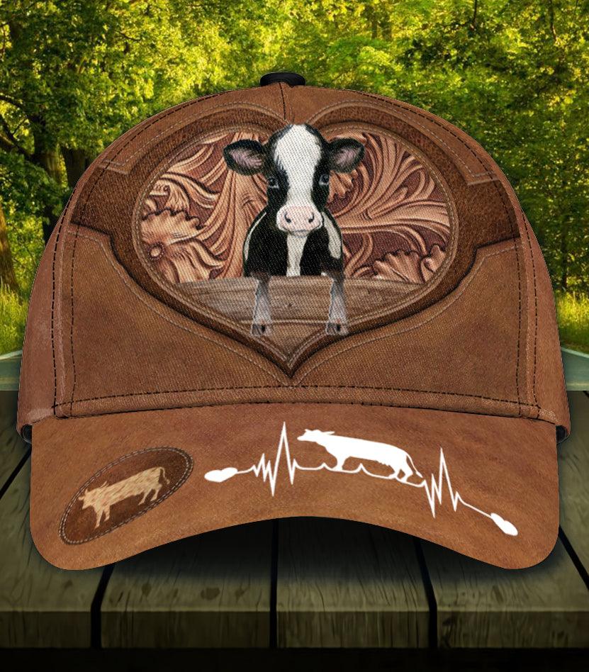 Personalized Cow Classic Cap, Personalized Gift for Farmers, Cow Lovers, Chicken Lovers Trucker Hats Custom Hats Gifts For Men & Women