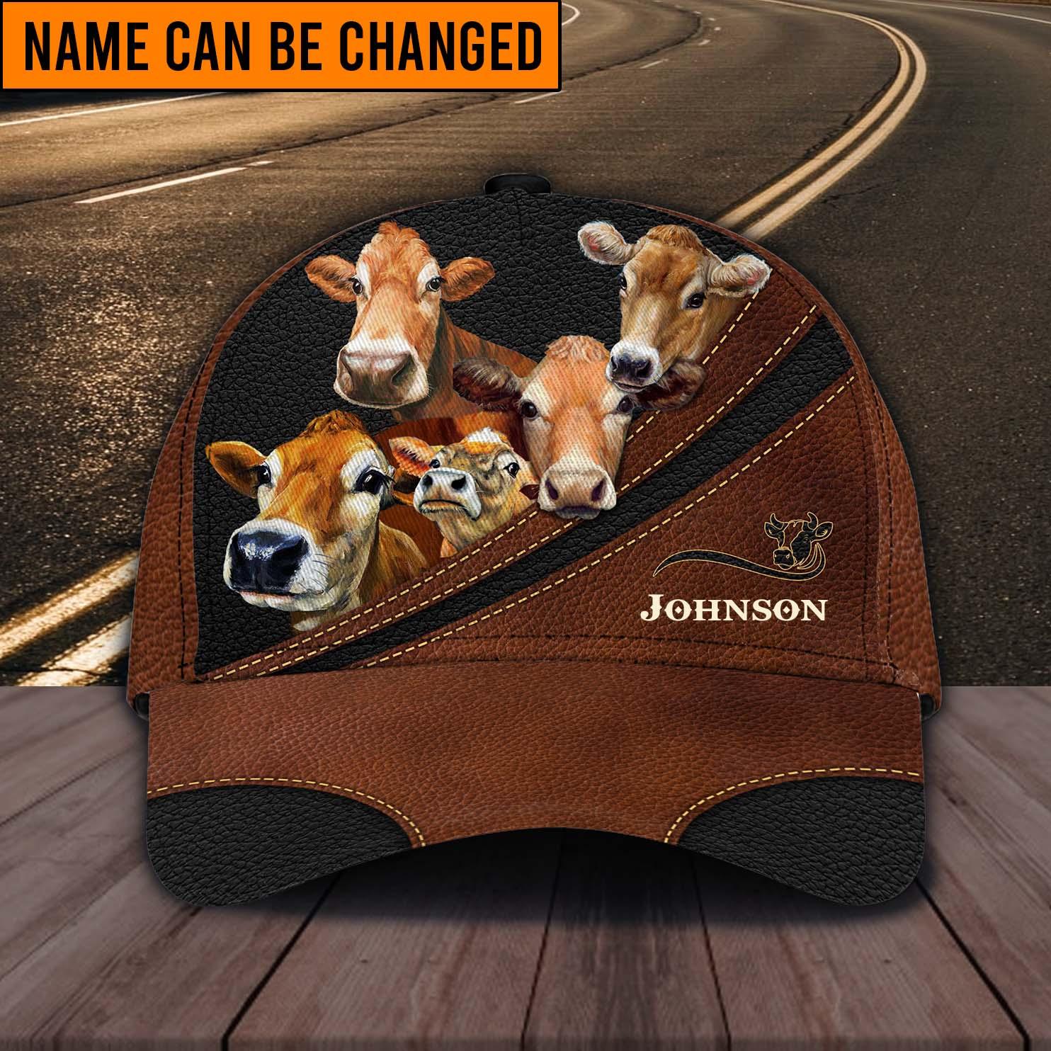 Personalized Cow Classic Cap, Personalized Gift for Farmers, Cow Lovers, Chicken Lovers Trucker Hats Custom Hats Gifts For Men & Women