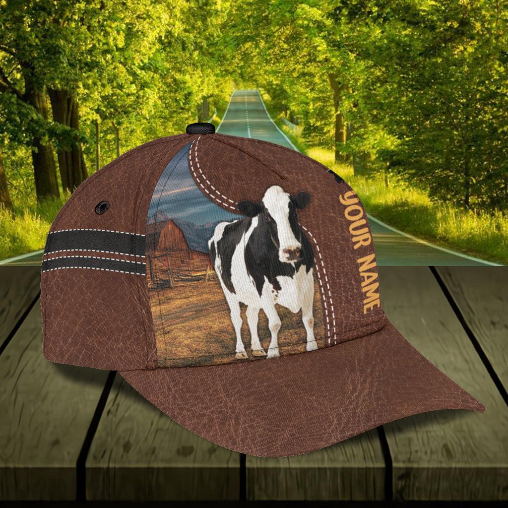 Personalized Cow Classic Cap, Personalized Gift for Farmers, Cow Lovers, Chicken Lovers Trucker Hats Custom Hats Gifts For Men & Women