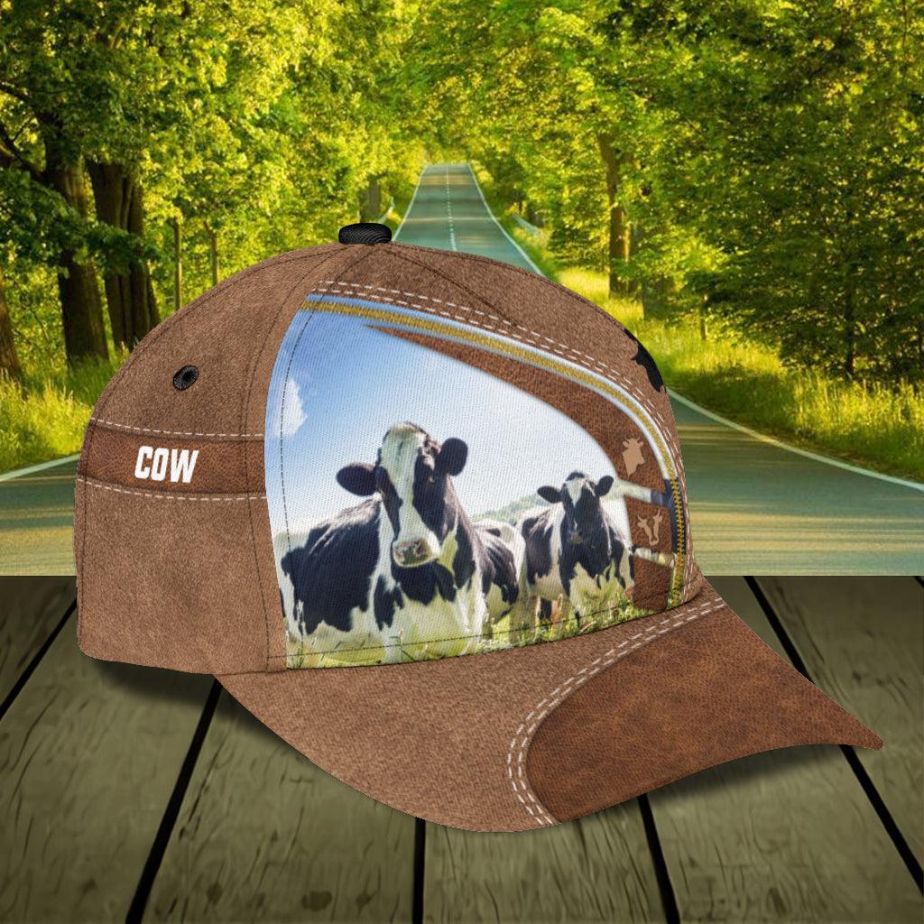 Personalized Cow Classic Cap, Personalized Gift for Farmers, Cow Lovers, Chicken Lovers Trucker Hats Custom Hats Gifts For Men & Women