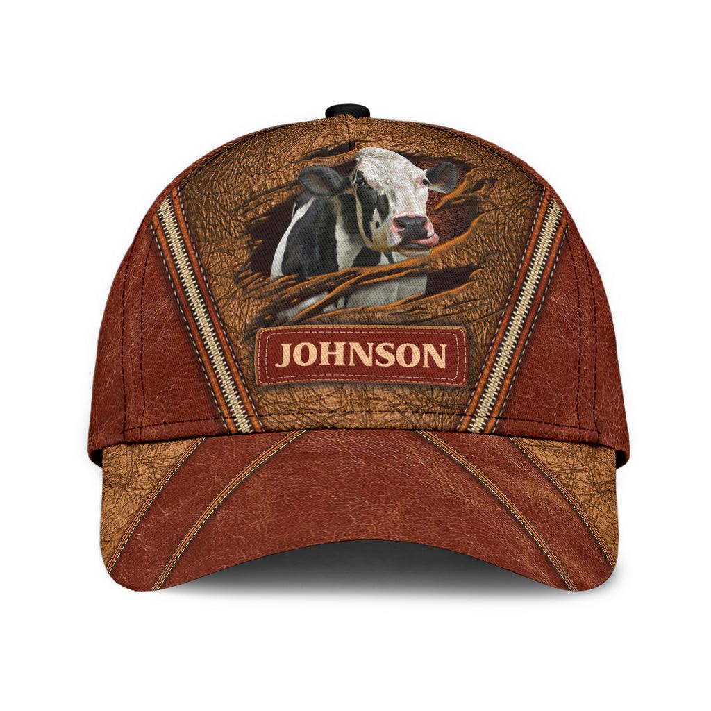 Personalized Cow Classic Cap, Personalized Gift for Farmers, Cow Lovers, Chicken Lovers Trucker Hats Custom Hats Gifts For Men & Women