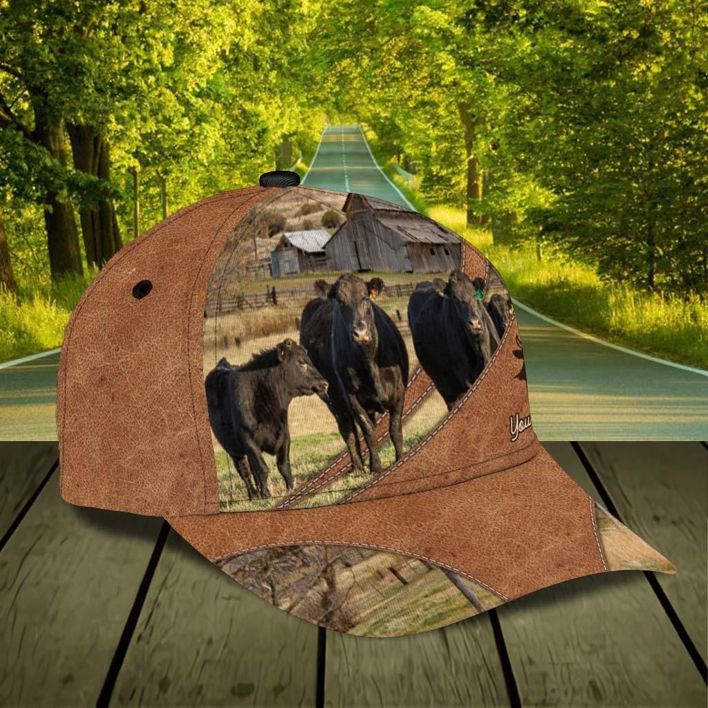 Personalized Cow Classic Cap, Personalized Gift for Farmers, Cow Lovers, Chicken Lovers Trucker Hats Custom Hats Gifts For Men & Women