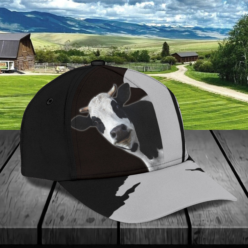 Personalized Cow Classic Cap, Personalized Gift for Farmers, Cow Lovers, Chicken Lovers Trucker Hats Custom Hats Gifts For Men & Women