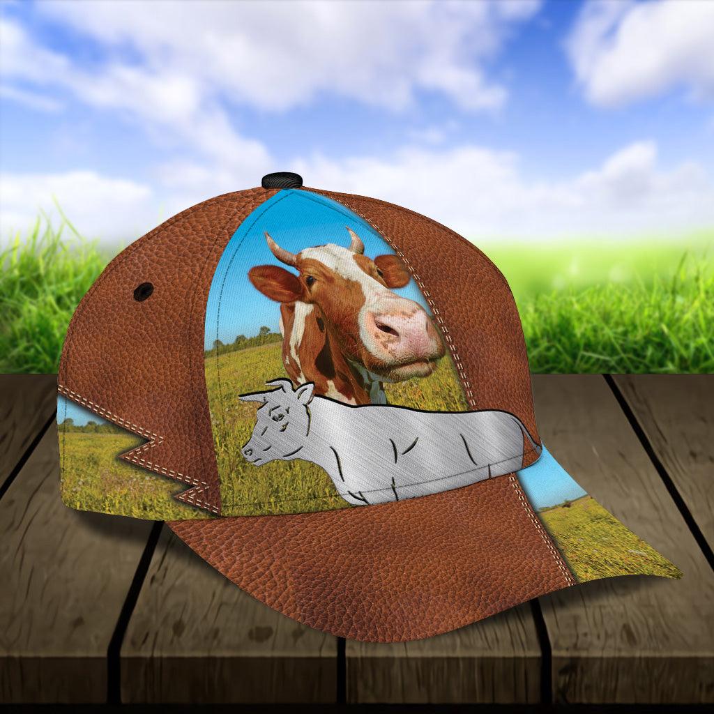 Personalized Cow Classic Cap, Personalized Gift for Farmers, Cow Lovers, Chicken Lovers Trucker Hats Custom Hats Gifts For Men & Women