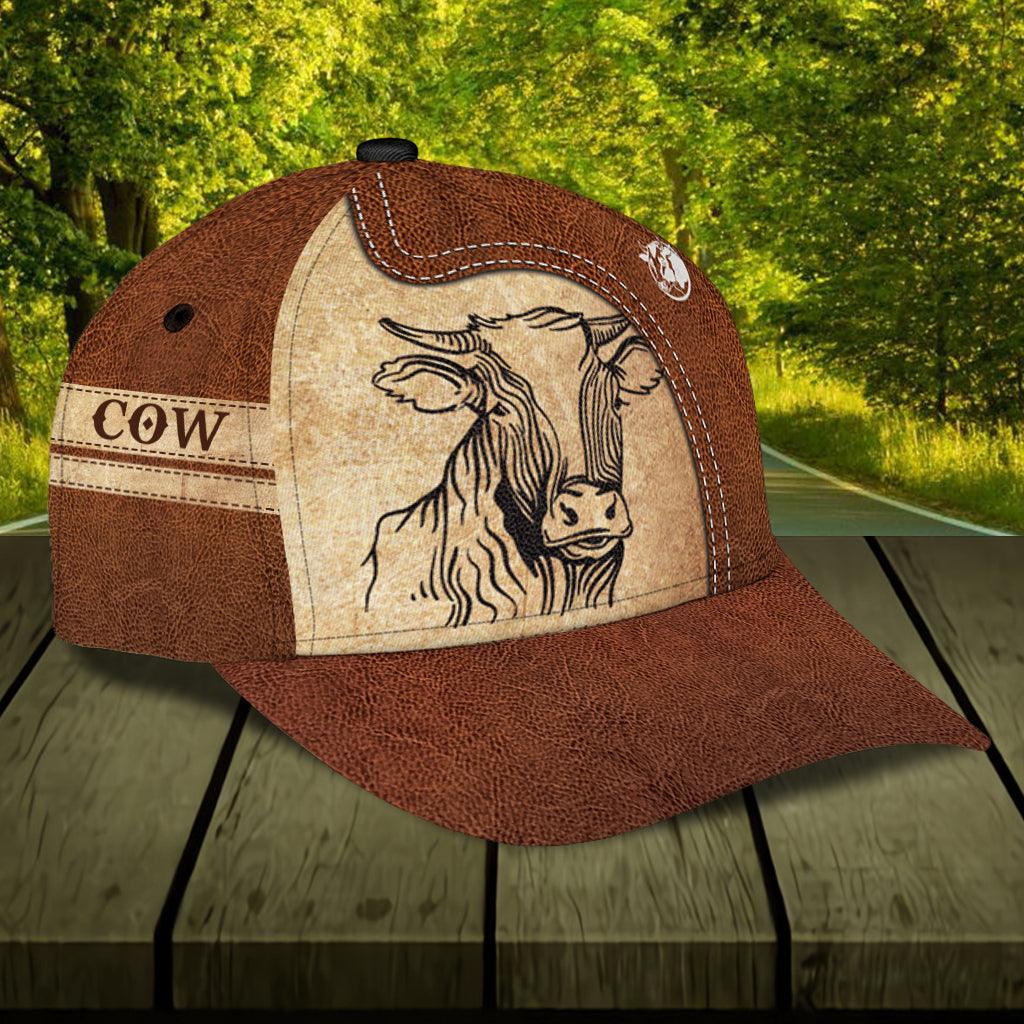 Personalized Cow Classic Cap, Personalized Gift for Farmers, Cow Lovers, Chicken Lovers Trucker Hats Custom Hats Gifts For Men & Women