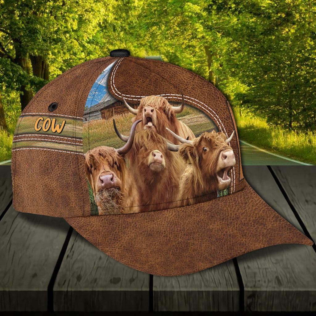 Personalized Cow Classic Cap, Personalized Gift for Farmers, Cow Lovers, Chicken Lovers Trucker Hats Custom Hats Gifts For Men & Women