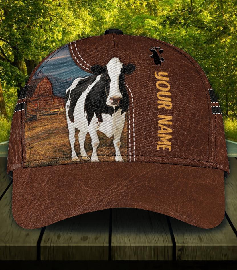 Personalized Cow Classic Cap, Personalized Gift for Farmers, Cow Lovers, Chicken Lovers Trucker Hats Custom Hats Gifts For Men & Women