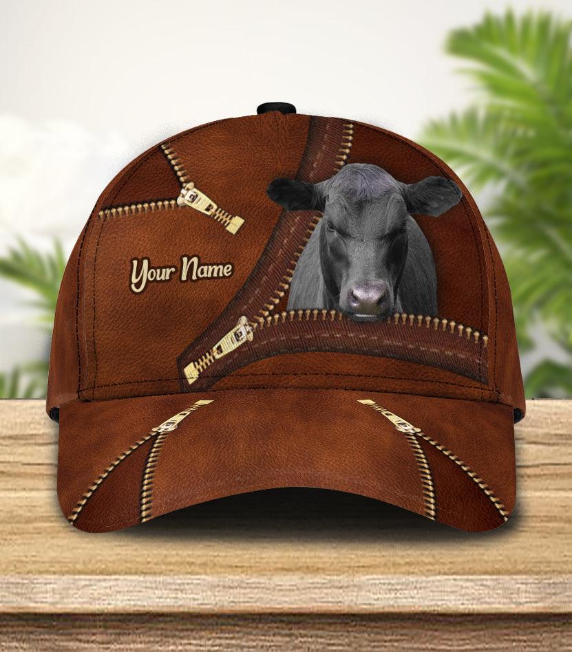 Personalized Cow Classic Cap, Personalized Gift for Farmers, Cow Lovers, Chicken Lovers Trucker Hats Custom Hats Gifts For Men & Women