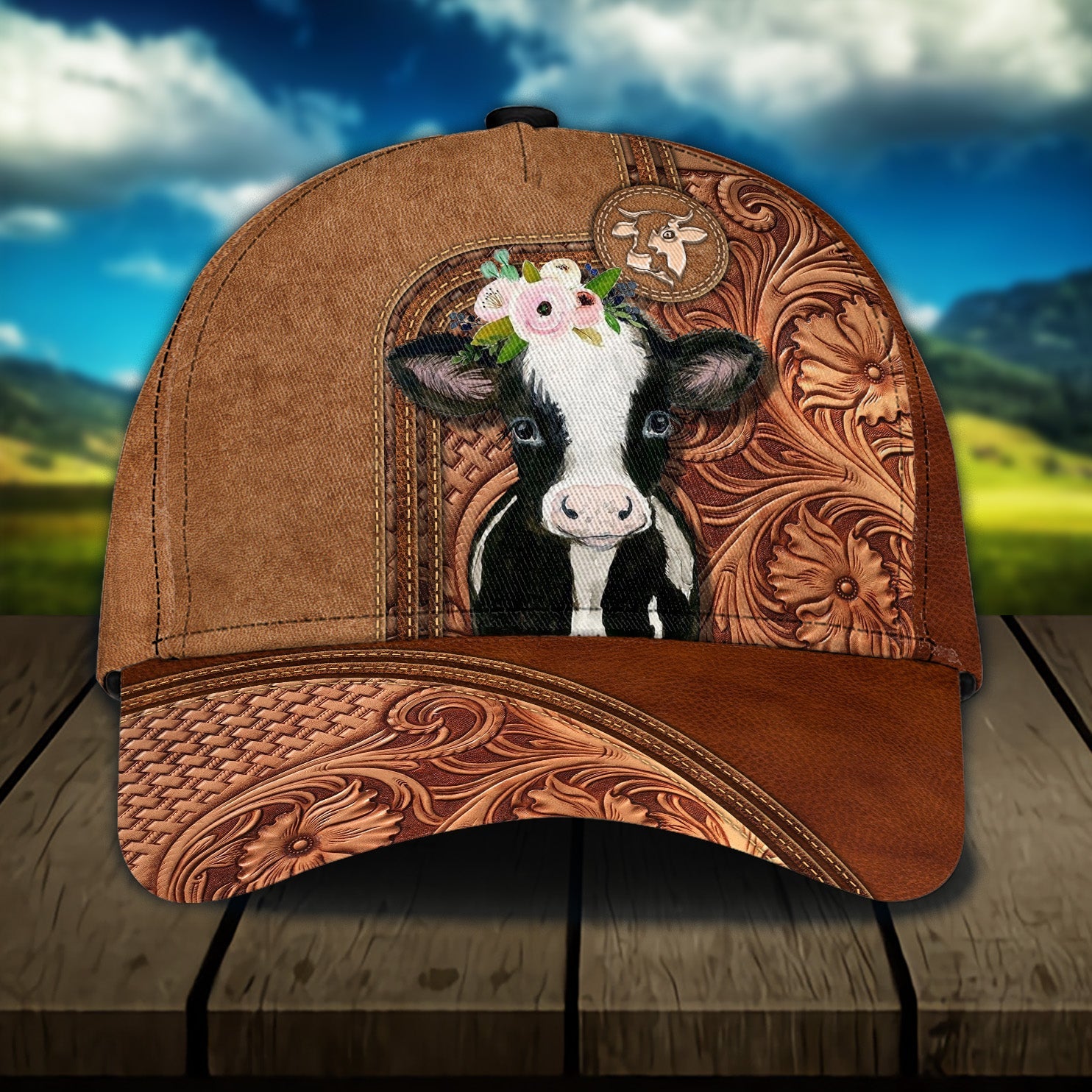 Personalized Cow Classic Cap, Personalized Gift for Farmers, Cow Lovers, Chicken Lovers Trucker Hats Custom Hats Gifts For Men & Women