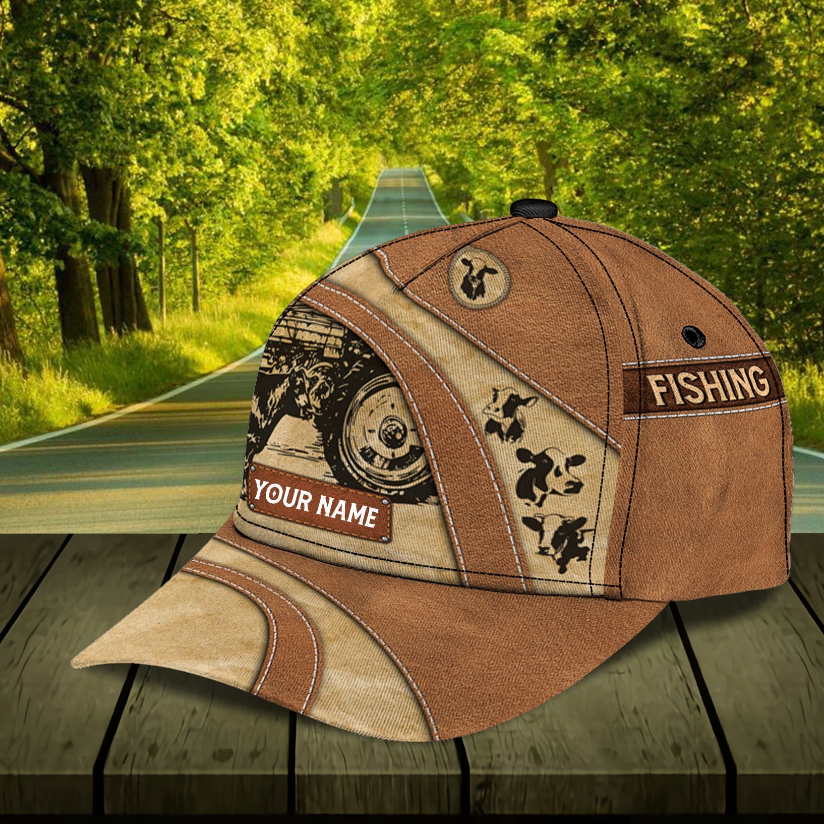 Personalized Cow Classic Cap, Personalized Gift for Farmers, Cow Lovers, Chicken Lovers Trucker Hats Custom Hats Gifts For Men & Women