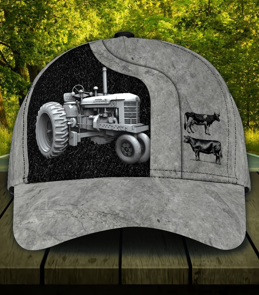 Personalized Cow Classic Cap, Personalized Gift for Farmers, Cow Lovers, Chicken Lovers Trucker Hats Custom Hats Gifts For Men & Women
