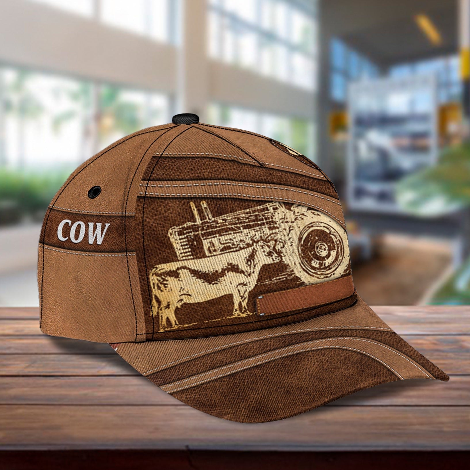 Personalized Cow Classic Cap, Personalized Gift for Farmers, Cow Lovers, Chicken Lovers Trucker Hats Custom Hats Gifts For Men & Women