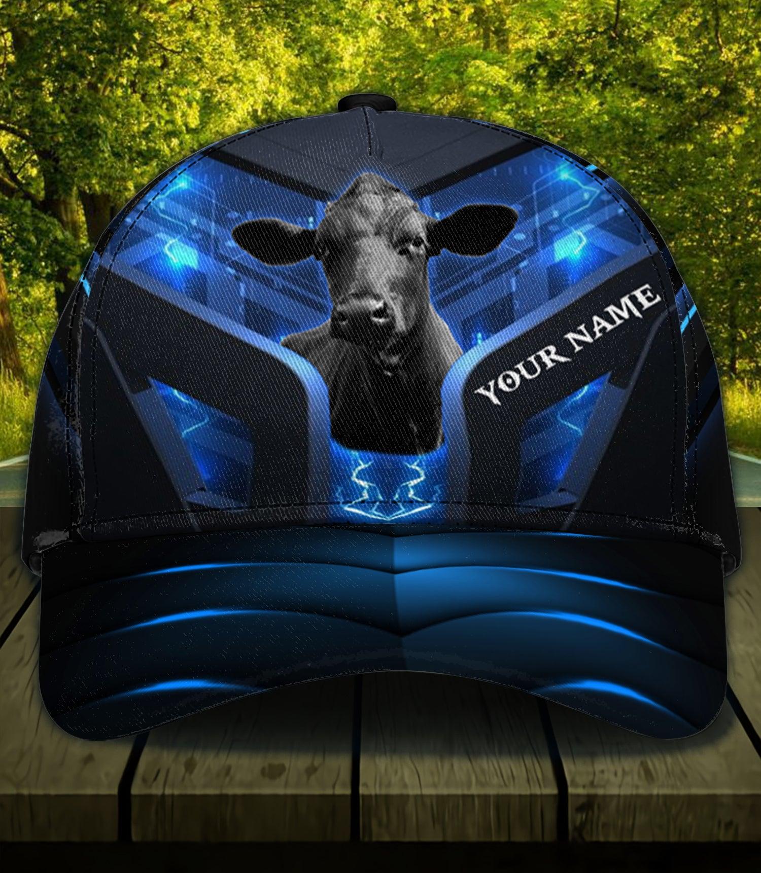 Personalized Cow Classic Cap, Personalized Gift for Farmers, Cow Lovers, Chicken Lovers Trucker Hats Custom Hats Gifts For Men & Women