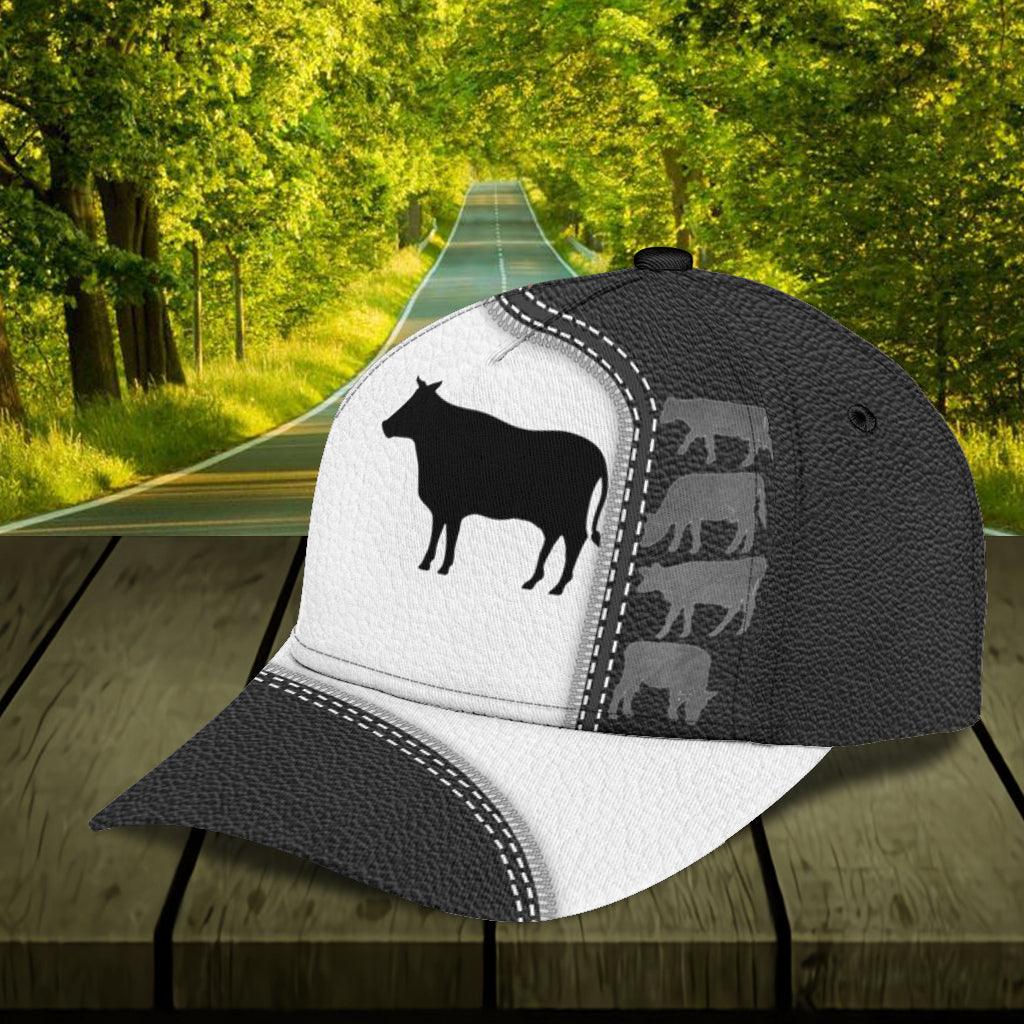 Personalized Cow Classic Cap, Personalized Gift for Farmers, Cow Lovers, Chicken Lovers Trucker Hats Custom Hats Gifts For Men & Women