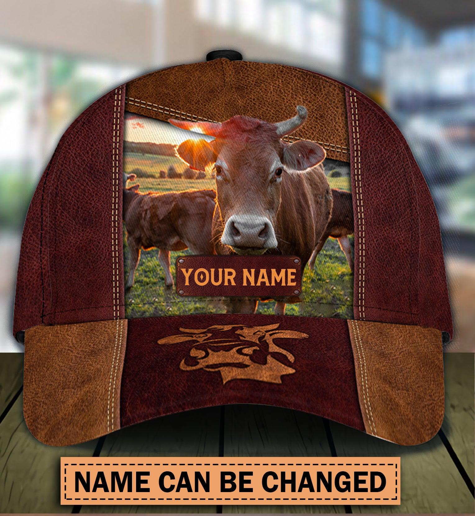 Personalized Cow Classic Cap, Personalized Gift for Farmers, Cow Lovers, Chicken Lovers Trucker Hats Custom Hats Gifts For Men & Women