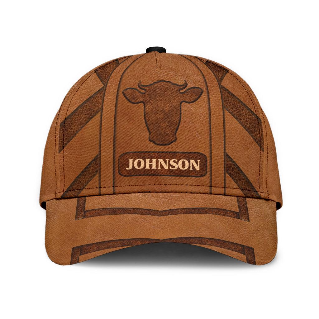 Personalized Cow Classic Cap, Personalized Gift for Farmers, Cow Lovers, Chicken Lovers Trucker Hats Custom Hats Gifts For Men & Women