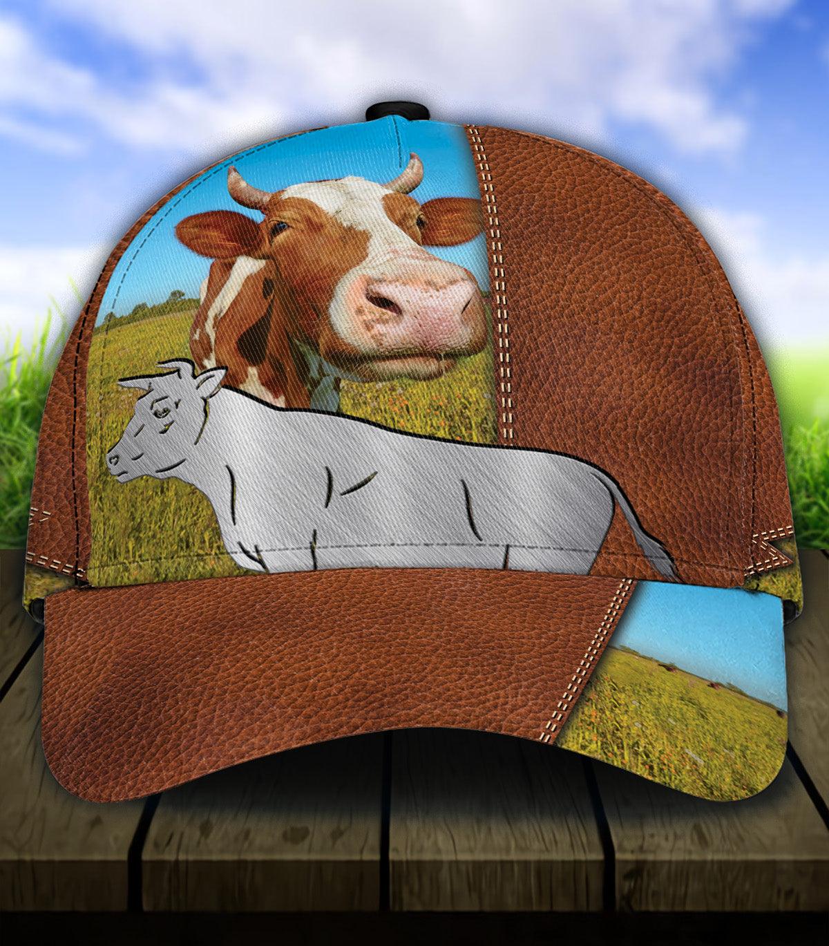 Personalized Cow Classic Cap, Personalized Gift for Farmers, Cow Lovers, Chicken Lovers Trucker Hats Custom Hats Gifts For Men & Women