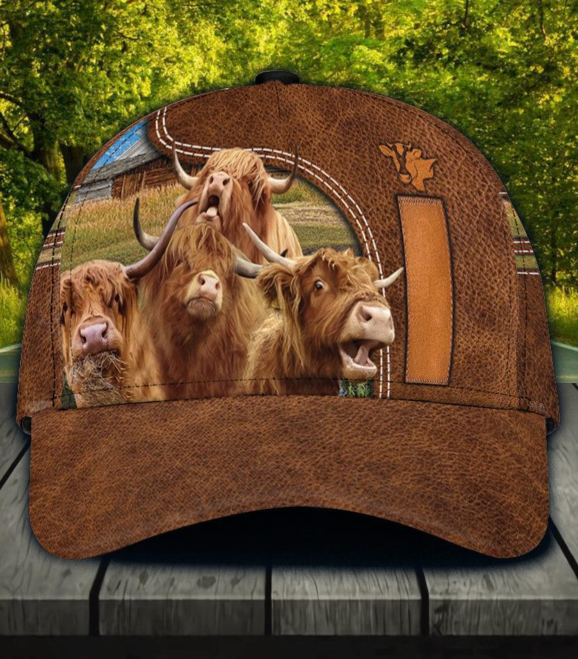 Personalized Cow Classic Cap, Personalized Gift for Farmers, Cow Lovers, Chicken Lovers Trucker Hats Custom Hats Gifts For Men & Women