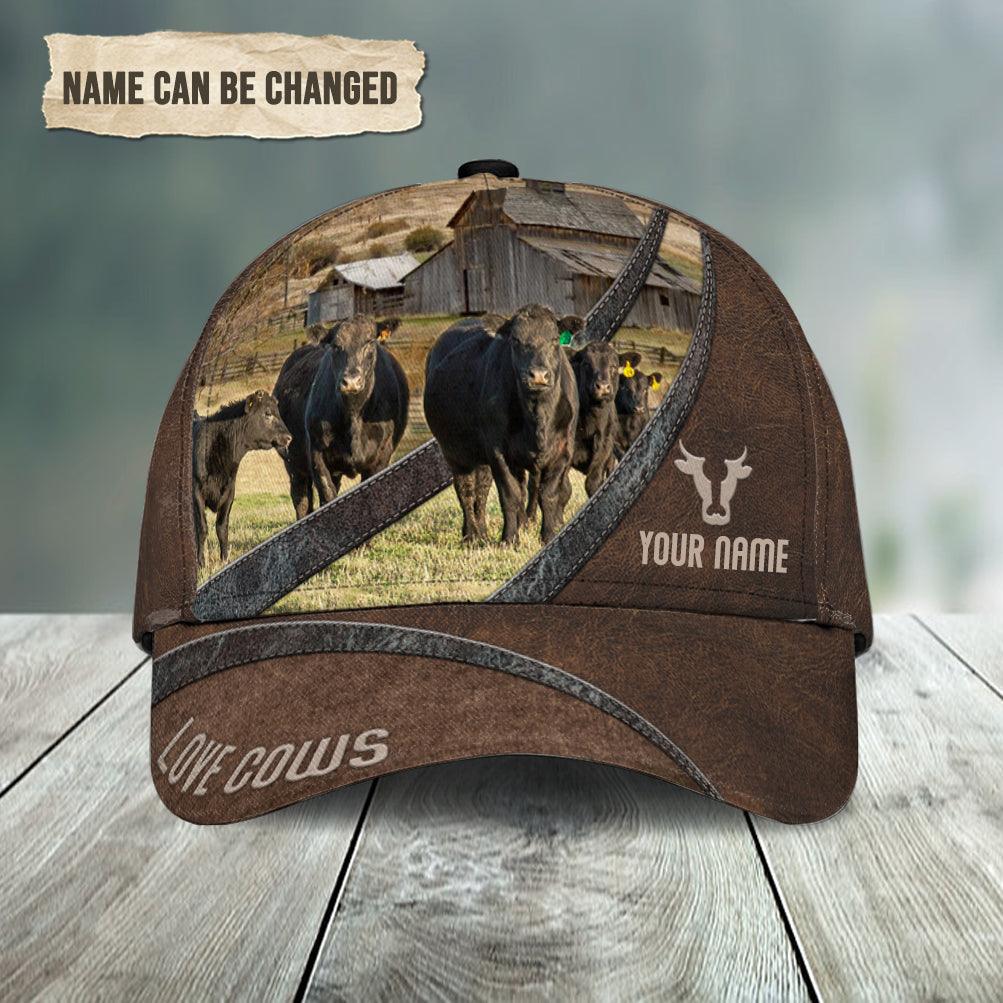 Personalized Cow Classic Cap, Personalized Gift for Farmers, Cow Lovers, Chicken Lovers Trucker Hats Custom Hats Gifts For Men & Women