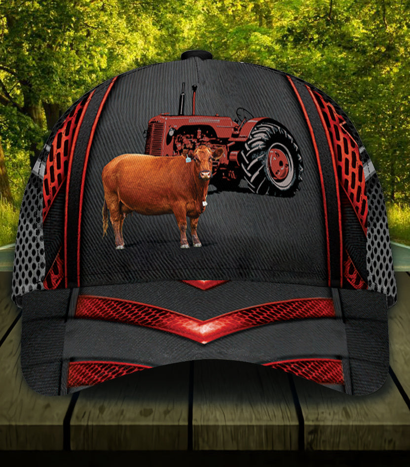 Personalized Cow Classic Cap, Personalized Gift for Farmers, Cow Lovers, Chicken Lovers Trucker Hats Custom Hats Gifts For Men & Women