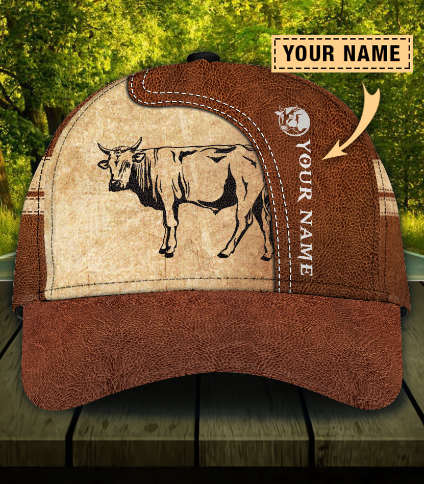Personalized Cow Classic Cap, Personalized Gift for Farmers, Cow Lovers, Chicken Lovers Trucker Hats Custom Hats Gifts For Men & Women