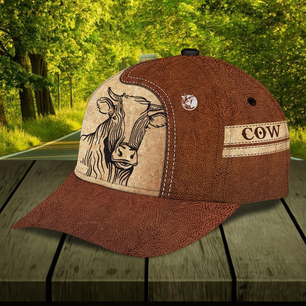 Personalized Cow Classic Cap, Personalized Gift for Farmers, Cow Lovers, Chicken Lovers Trucker Hats Custom Hats Gifts For Men & Women