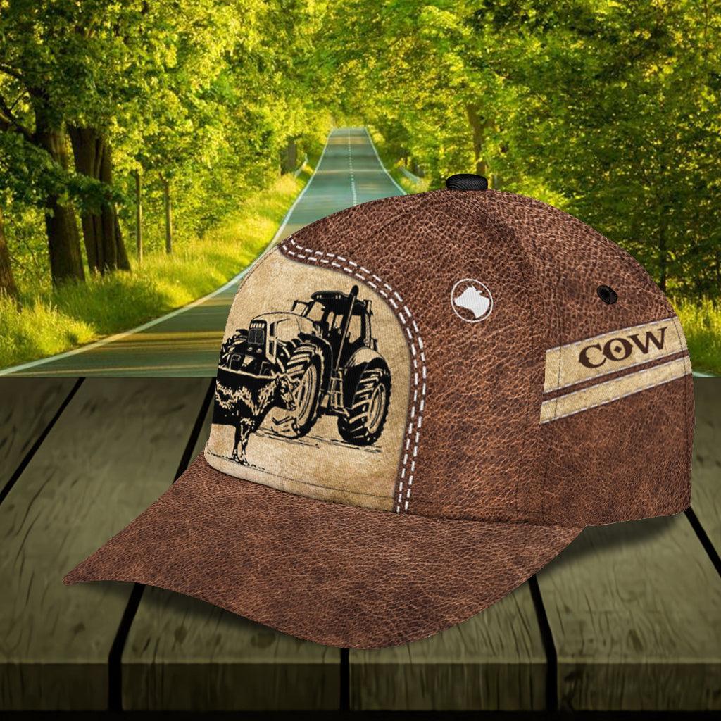 Personalized Cow Classic Cap, Personalized Gift for Farmers, Cow Lovers, Chicken Lovers Trucker Hats Custom Hats Gifts For Men & Women