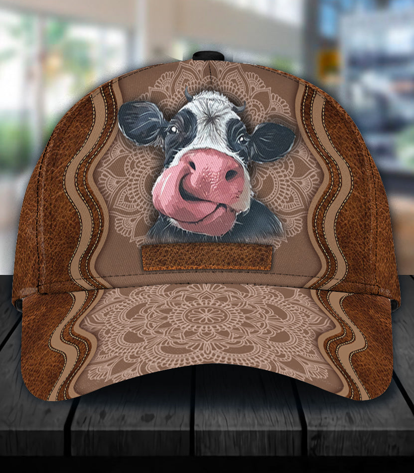 Personalized Cow Classic Cap, Personalized Gift for Farmers, Cow Lovers, Chicken Lovers Trucker Hats Custom Hats Gifts For Men & Women
