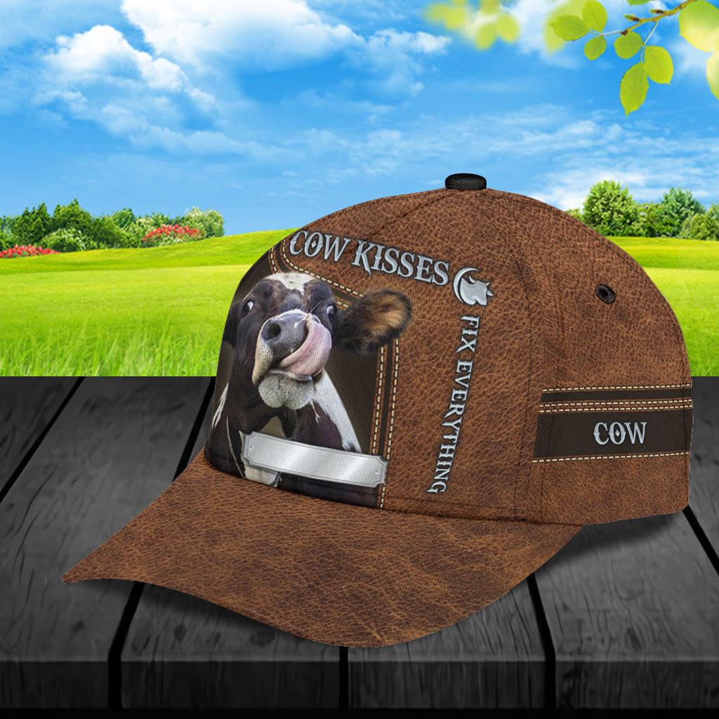 Personalized Cow Classic Cap, Personalized Gift for Farmers, Cow Lovers, Chicken Lovers Trucker Hats Custom Hats Gifts For Men & Women