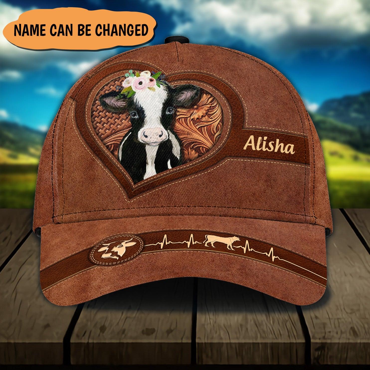 Personalized Cow Classic Cap, Personalized Gift for Farmers, Cow Lovers, Chicken Lovers Trucker Hats Custom Hats Gifts For Men & Women