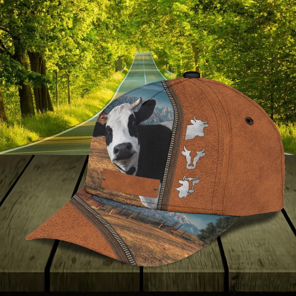 Personalized Cow Classic Cap, Personalized Gift for Farmers, Cow Lovers, Chicken Lovers Trucker Hats Custom Hats Gifts For Men & Women