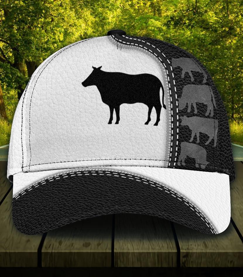 Personalized Cow Classic Cap, Personalized Gift for Farmers, Cow Lovers, Chicken Lovers Trucker Hats Custom Hats Gifts For Men & Women