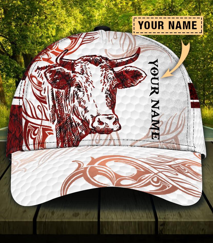 Personalized Cow Classic Cap, Personalized Gift for Farmers, Cow Lovers, Chicken Lovers Trucker Hats Custom Hats Gifts For Men & Women