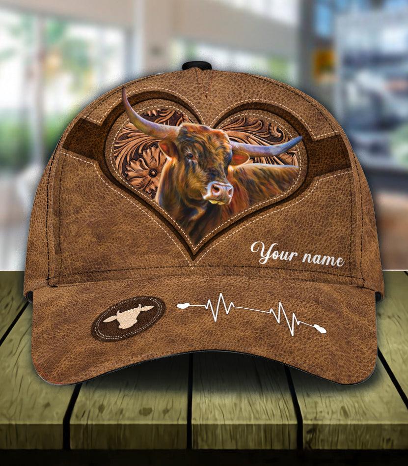 Personalized Cow Classic Cap, Personalized Gift for Farmers, Cow Lovers, Chicken Lovers Trucker Hats Custom Hats Gifts For Men & Women