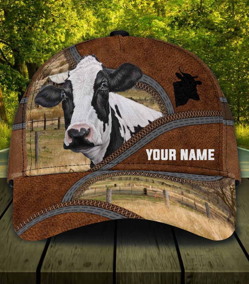 Personalized Cow Classic Cap, Personalized Gift for Farmers, Cow Lovers, Chicken Lovers Trucker Hats Custom Hats Gifts For Men & Women