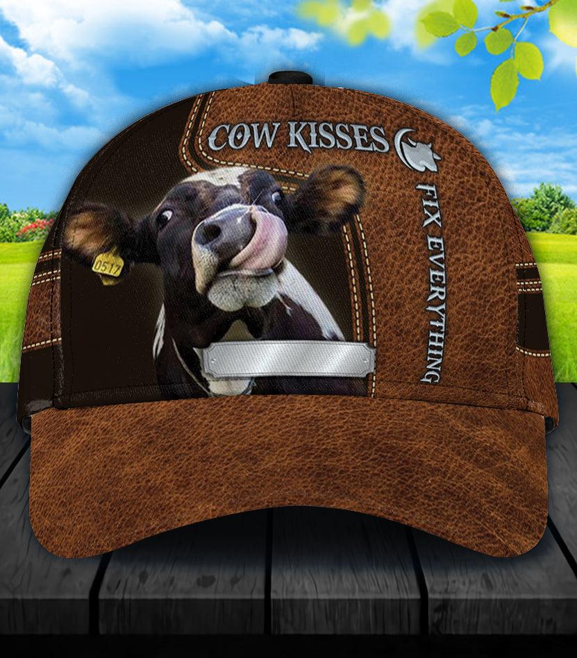 Personalized Cow Classic Cap, Personalized Gift for Farmers, Cow Lovers, Chicken Lovers Trucker Hats Custom Hats Gifts For Men & Women