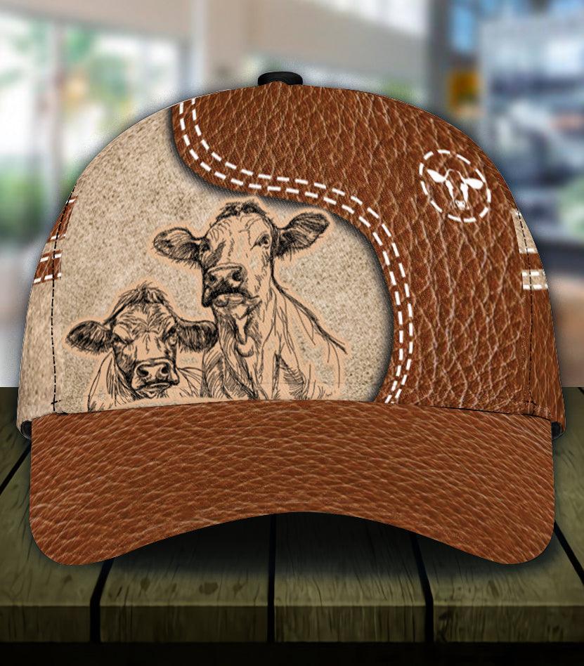 Personalized Cow Classic Cap, Personalized Gift for Farmers, Cow Lovers, Chicken Lovers Trucker Hats Custom Hats Gifts For Men & Women