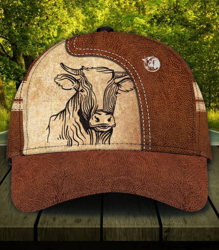 Personalized Cow Classic Cap, Personalized Gift for Farmers, Cow Lovers, Chicken Lovers Trucker Hats Custom Hats Gifts For Men & Women