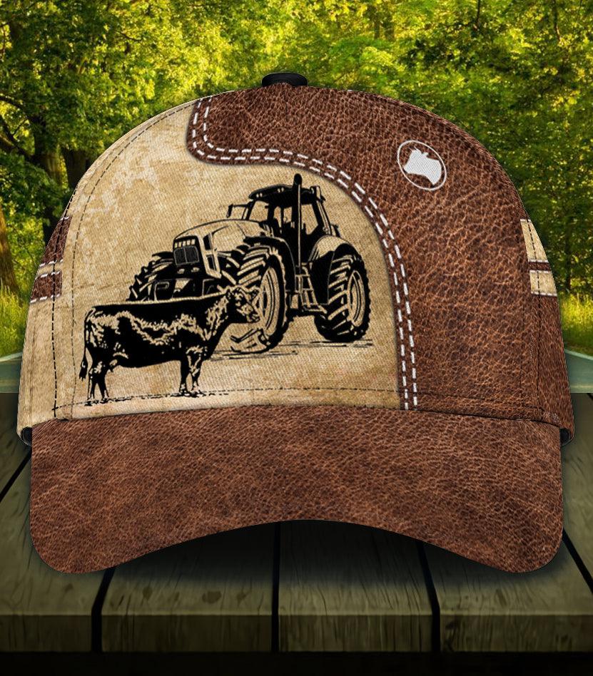 Personalized Cow Classic Cap, Personalized Gift for Farmers, Cow Lovers, Chicken Lovers Trucker Hats Custom Hats Gifts For Men & Women