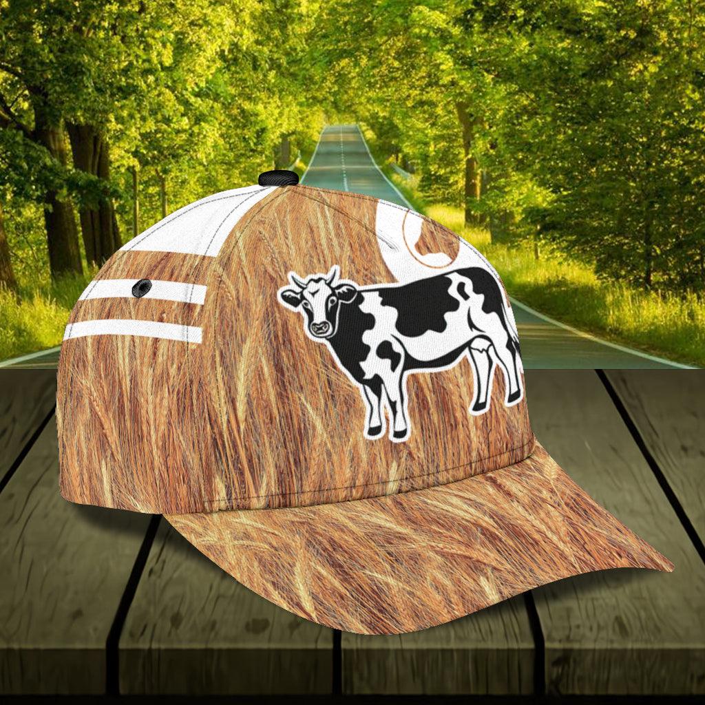 Personalized Cow Classic Cap, Personalized Gift for Farmers, Cow Lovers, Chicken Lovers Trucker Hats Custom Hats Gifts For Men & Women