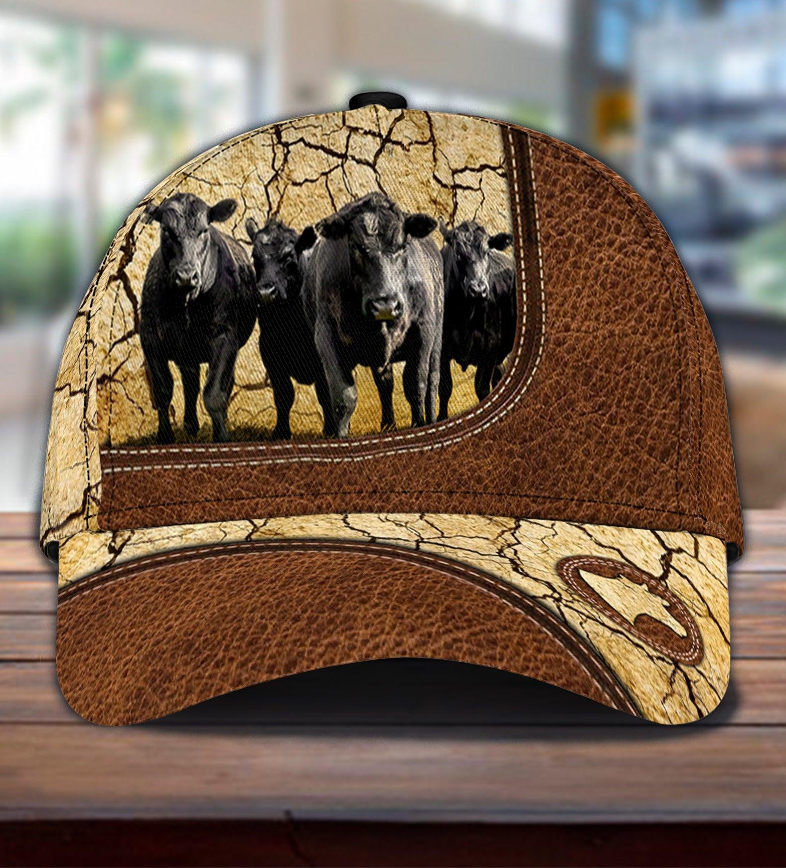 Personalized Cow Classic Cap, Personalized Gift for Farmers, Cow Lovers, Chicken Lovers Trucker Hats Custom Hats Gifts For Men & Women