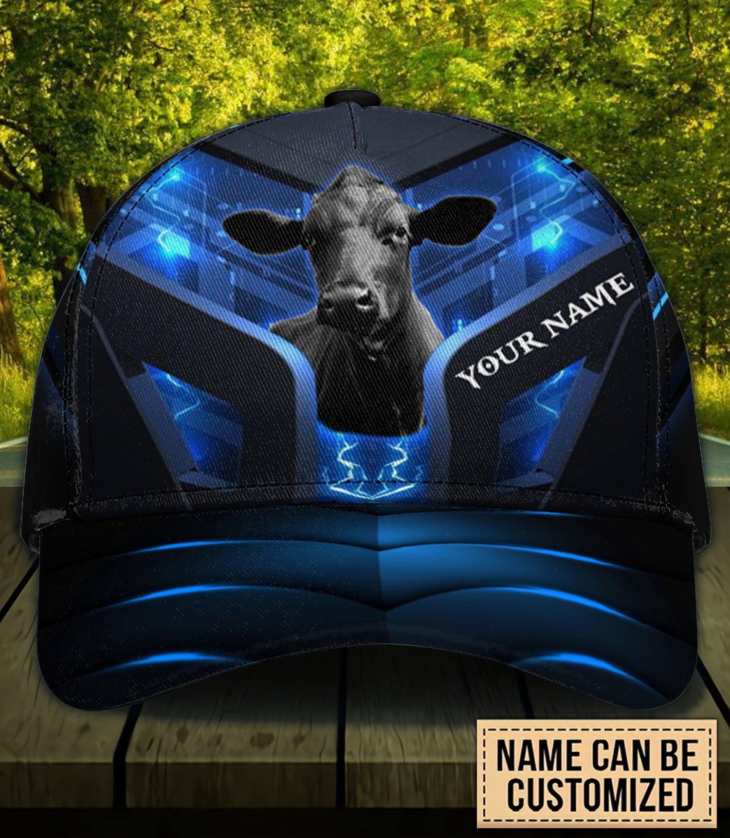 Personalized Cow Classic Cap, Personalized Gift for Farmers, Cow Lovers, Chicken Lovers Trucker Hats Custom Hats Gifts For Men & Women