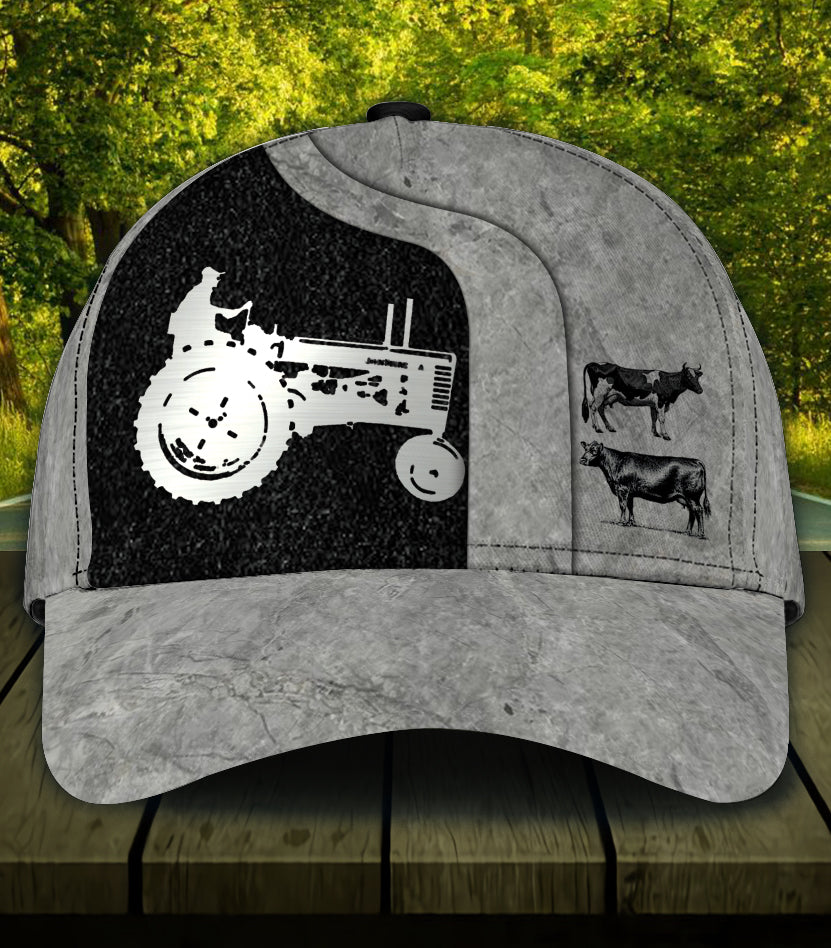 Personalized Cow Classic Cap, Personalized Gift for Farmers, Cow Lovers, Chicken Lovers Trucker Hats Custom Hats Gifts For Men & Women