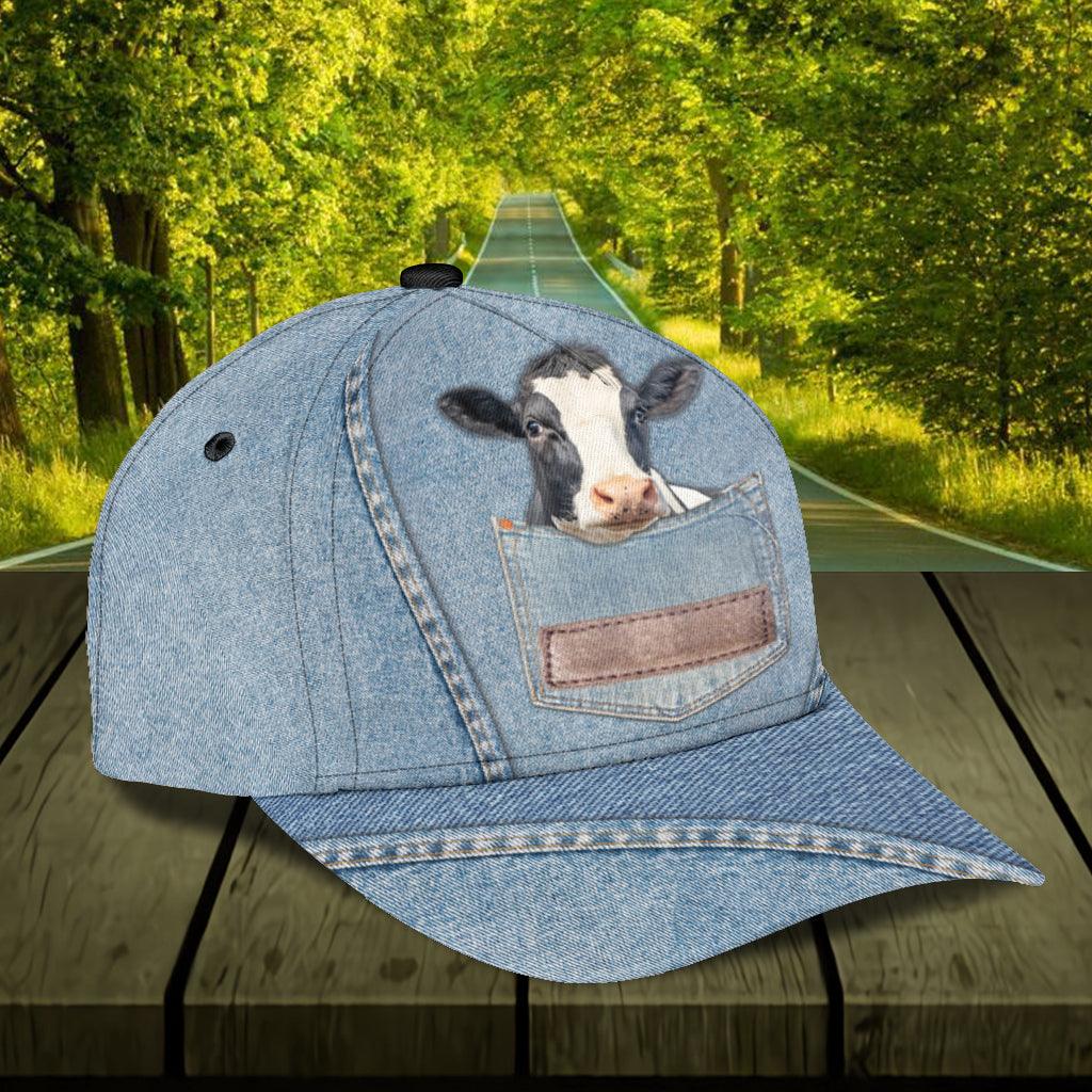 Personalized Cow Classic Cap, Personalized Gift for Farmers, Cow Lovers, Chicken Lovers Trucker Hats Custom Hats Gifts For Men & Women