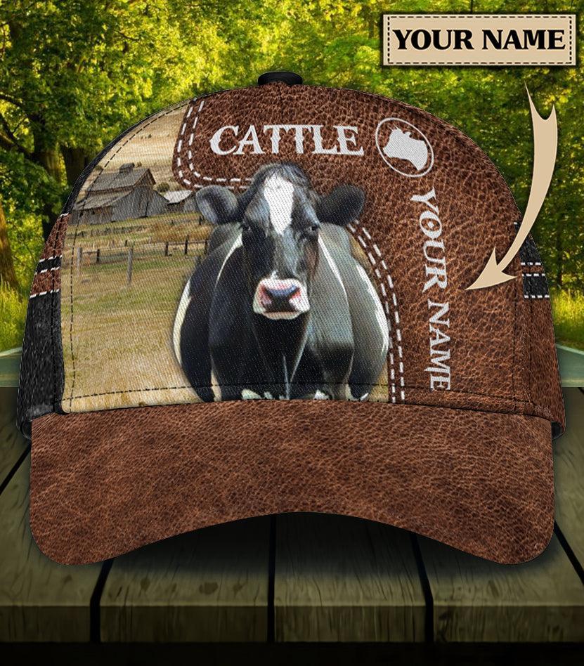 Personalized Cow Classic Cap, Personalized Gift for Farmers, Cow Lovers, Chicken Lovers Trucker Hats Custom Hats Gifts For Men & Women