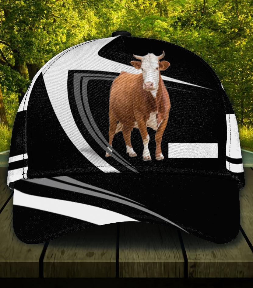 Personalized Cow Classic Cap, Personalized Gift for Farmers, Cow Lovers, Chicken Lovers Trucker Hats Custom Hats Gifts For Men & Women